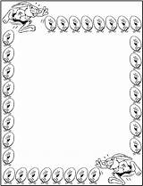 Border Coloring Pages Printable Borders Colouring Color Printablee Via sketch template