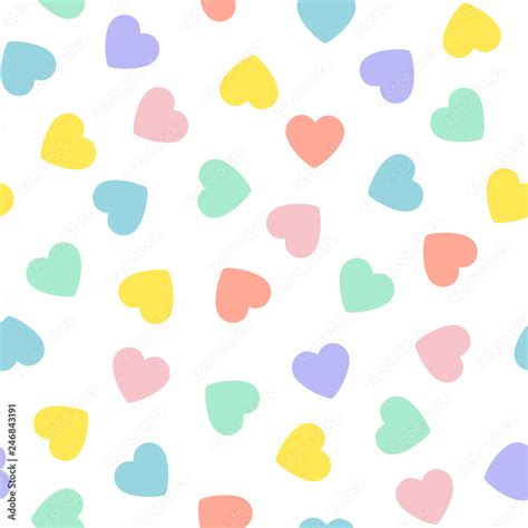 candy hearts background