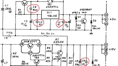 schematics    identify  capacitor values electrical