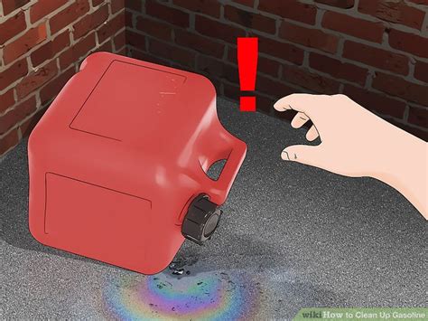 clean  gasoline  steps  pictures wikihow