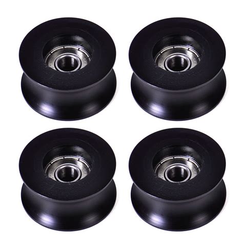 4pcs U Type Groove Guide Pulley Sealed Rail Ball Bearing 0840uu 8x40x20