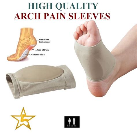 Buy Sleeve Arch Support Shoe Gel Insole Flat Feet Pad Pain