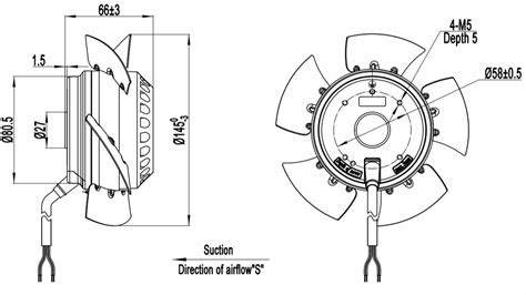 china external rotor motor axial fan factory afl axial fan