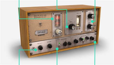 rev plate  vintage studio reverb  arturia plate reverb plugin vst vst audio unit aax