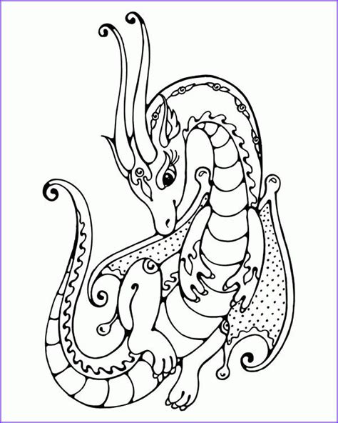 ink drawing   dragon