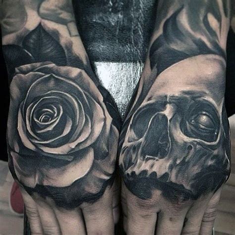 The 25 Best Skull Rose Tattoos Ideas On Pinterest Lower