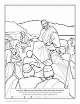 Coloring Matthew Template Pages Bible sketch template