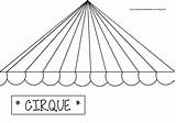 Chapiteau Cirque Maternelle Gabarit Toit Gras Imprimer Manuelle Activité Nounoucoindespetits sketch template