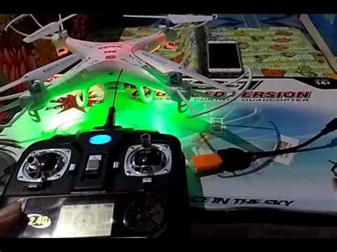 mengoperasikan remote drone syma xc  youtube