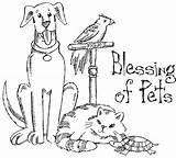 Assisi Pets1 Prayer sketch template