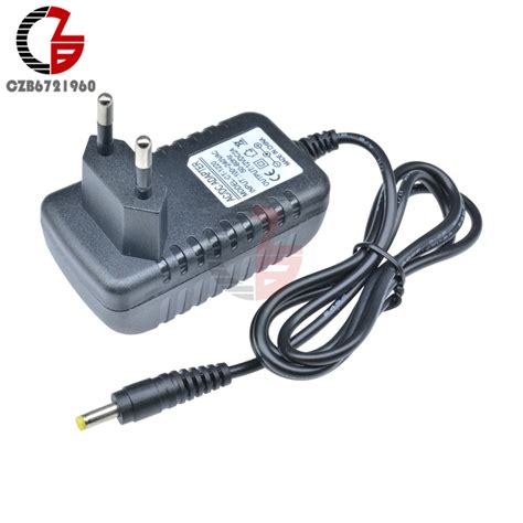 eu plug ac dc power adapter supply transformer ac    dc   step  voltage