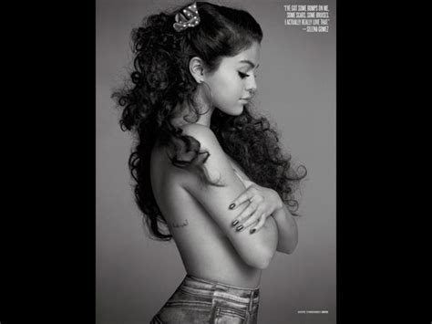 Selena Gomez Topless Selena Gomez V Magazine Gomez V