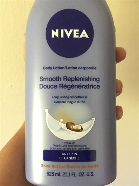 nivea smooth replenishing body lotion  dry skin  shea butter reviews  body lotions