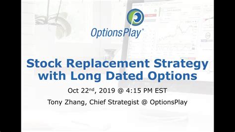 stock replacement strategy  long dated options youtube