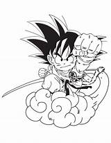 Goku Coloring Pages sketch template