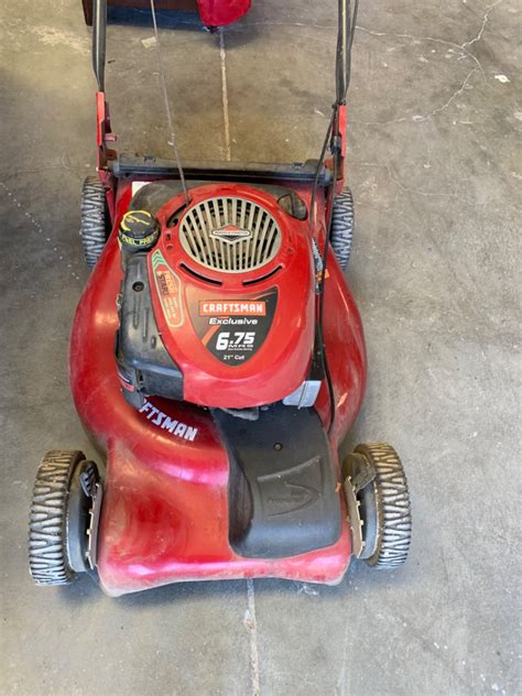 lot  craftsman   lawn mower sunnycal auctions estate sales