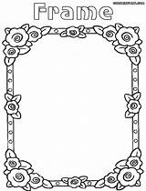 Coloring Frame Pages Clipart Color Popular Library Coloringhome sketch template