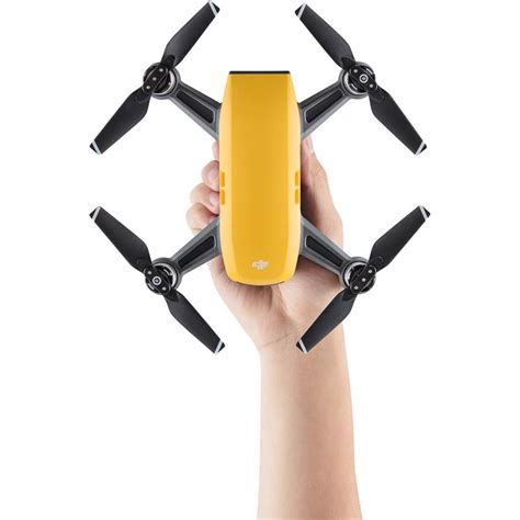 dji spark sunrise yellow drone