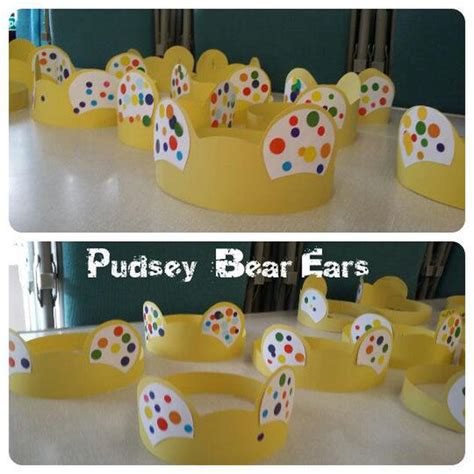 pudsey bear hat crafts bear crafts toddler crafts crafts
