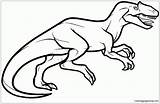 Allosaurus Centrosaurus Getdrawings sketch template