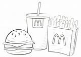 Mcdonalds Coloring Pages Printable Supercoloring Via sketch template