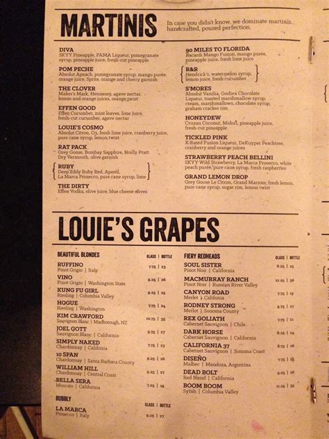 bar louie menu prices  home image ideas vrogue