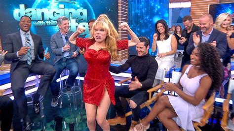 dancing celebrity cast and pro partners talk new season video abc news