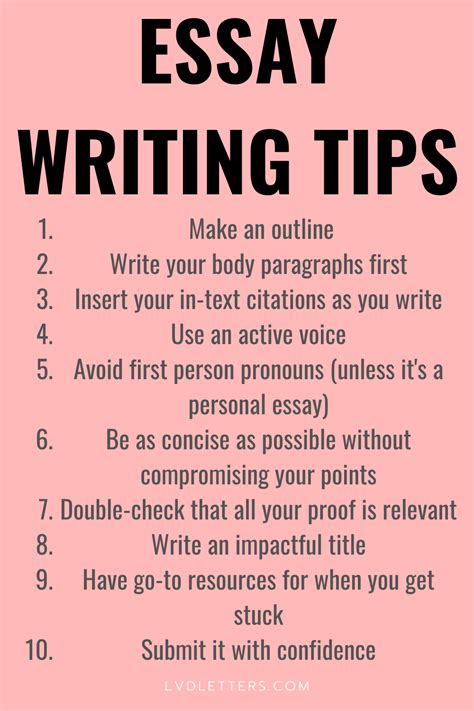 essay writing tips    college  breeze lvdletters