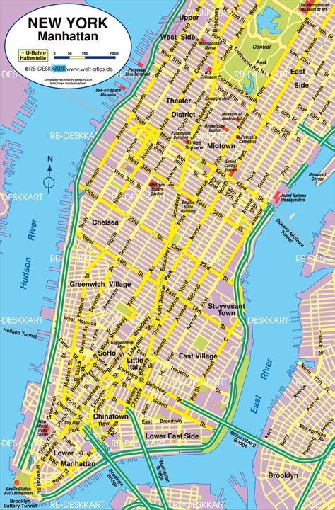 maps street map   york city