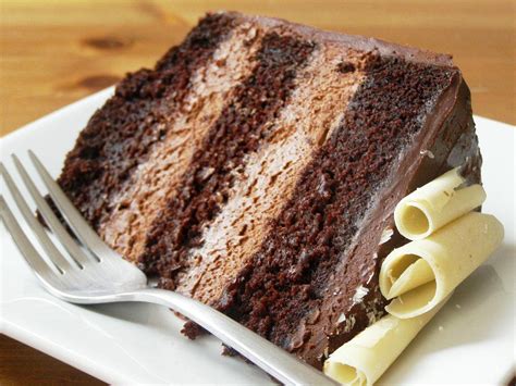Maple•spice Double Chocolate Mousse Layer Cake