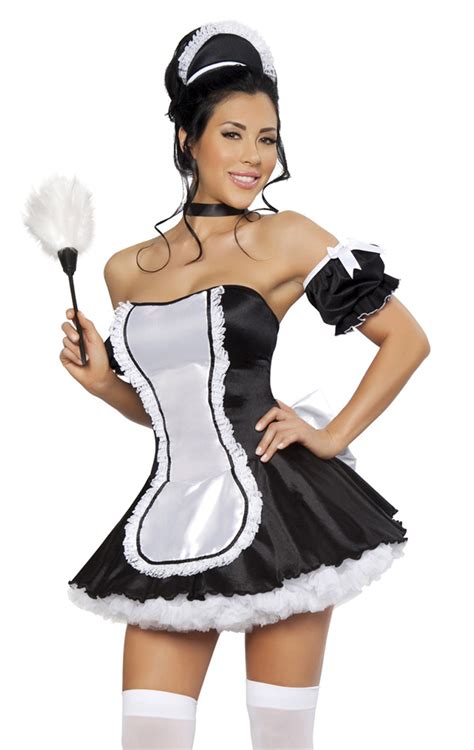 japanese maid new sexy costumes cute french maid costume