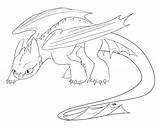 Toothless Coloring sketch template