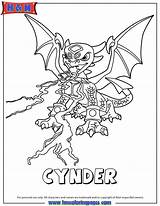 Skylanders Undead sketch template