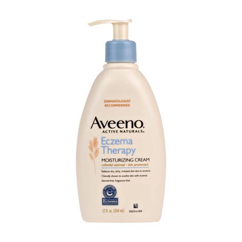 aveeno eczema therapy daily moisturizing cream  oatmeal  fl oz walmartcom