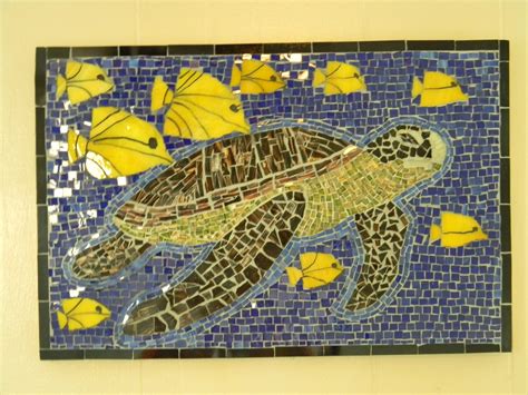 sea turtle mosaic  fabulousmosaics  etsy