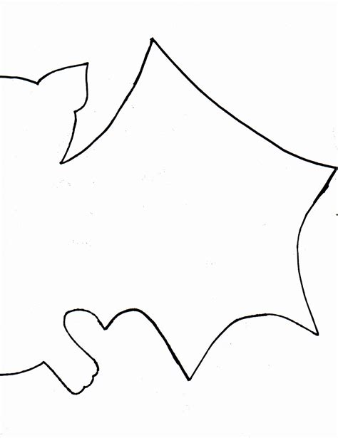 bat wings template clipart  clipart