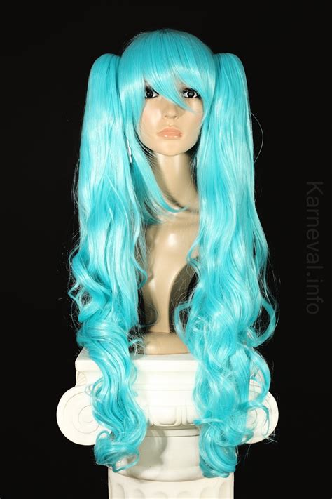 perücke hatsune miku vocaloid türkis cosplay manga anime a50411 ebay