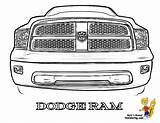 Dodge Ram Coloring Truck Pages Clipart Front Sheet Pickup Kids Trucks Ford Color Book Clip Car Gen Print Gif Boys sketch template