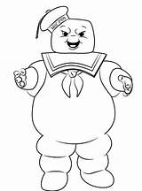 Marshmallow Puft Ghostbusters Ausmalbilder Ghostbuster Busters Pintar Drawingtutorials101 Coloriage Geisterjäger sketch template