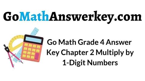 math grade  chapter  answer key  multiply   digit numbers