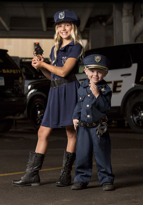 deluxe police officer costume  kids