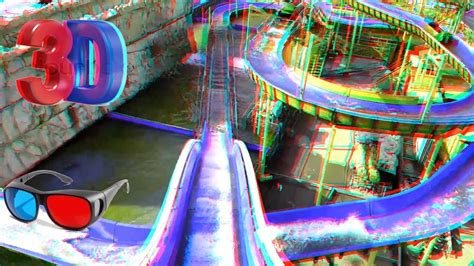 video waterslide  roller coaster ride  anaglyph doovi