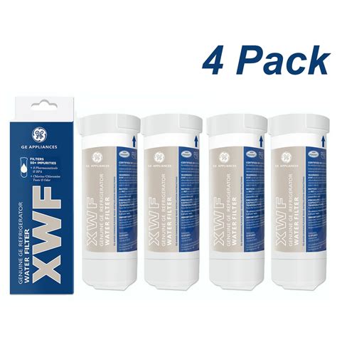 4 Pack Xwf Replacement Xwf Appliances Refrigerator Water Filter Not