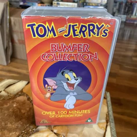 tom  jerrys bumper collection vhs video double pack  picclick uk