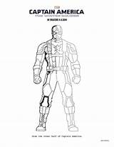 Coloring Captain America Winter Soldier Pages Minnie Mouse Sheets Kids Superhero sketch template