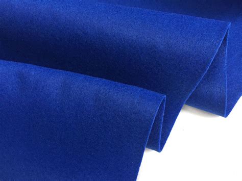 royal blue felt fabric material craft plain colours polyester cm wide lush fabric