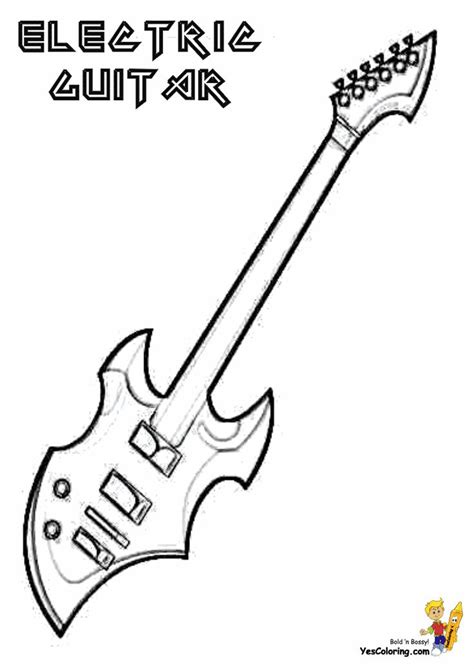 images  cool musical instruments coloring pages