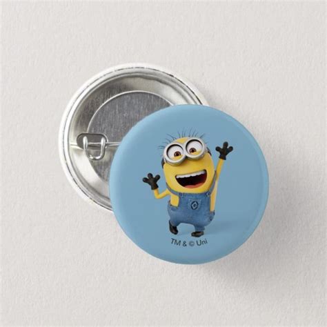 button   image   cartoon character  blue overalls