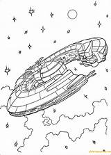Federation Trade Online Cruiser Pages Coloring Color sketch template