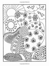 Coloring Pages Designs Books Color Dover sketch template